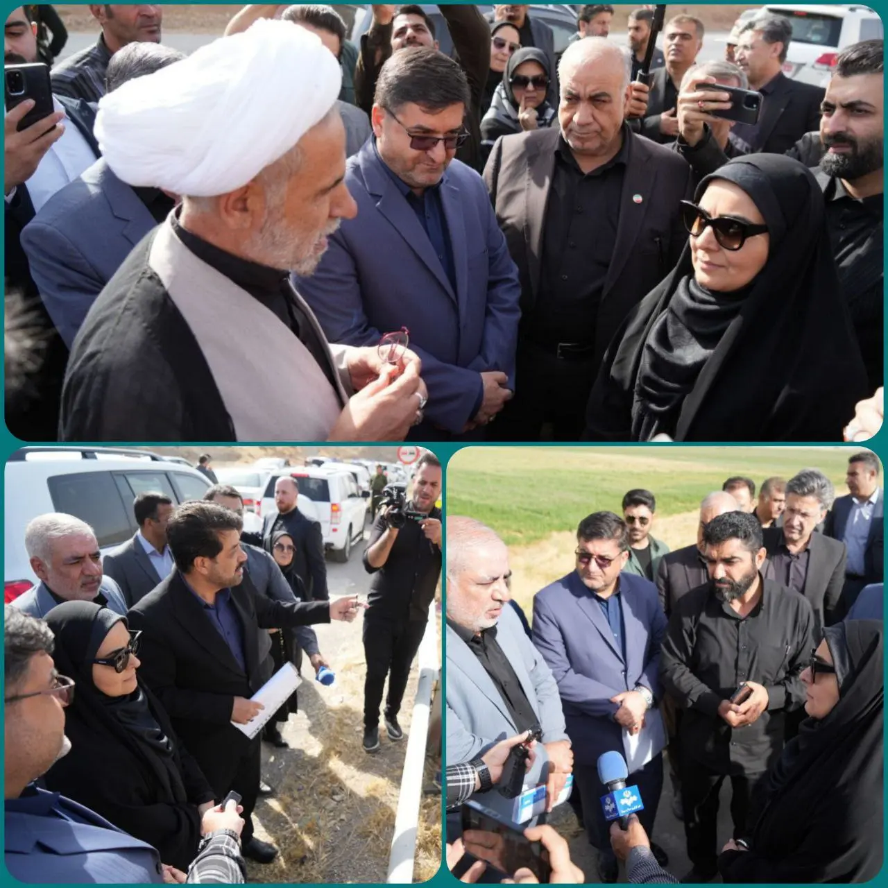 صفر تا 100 سفر وزیر راه به چهارمحال و بختیاری | صادق از ریل گذاری راهآهن شهرکرد - اصفهان بازدید کرد 3