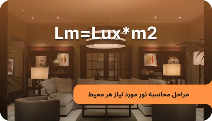 محاسبه نور و روشنایی محیط مورد نیاز 3