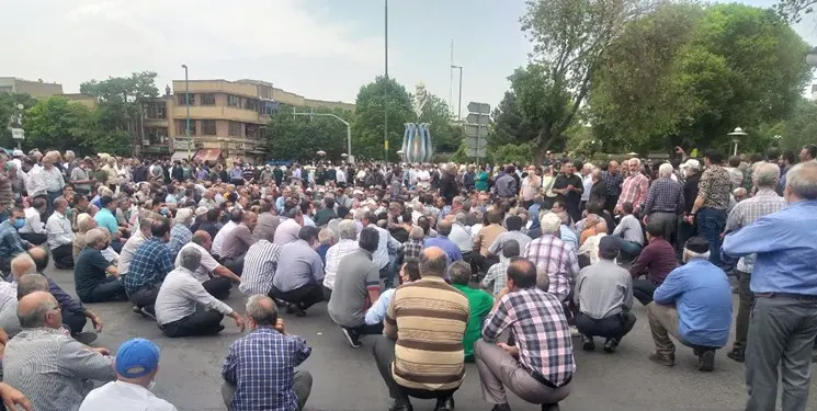 بازنشستگان در خیابان برای تامین اجتماعی تعیین تکلیف کردند 2