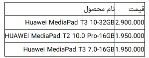 جدول۸مرداد-هوآوری