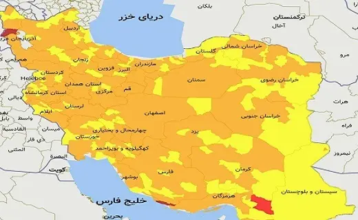 نقشه-کرونایی-ایران