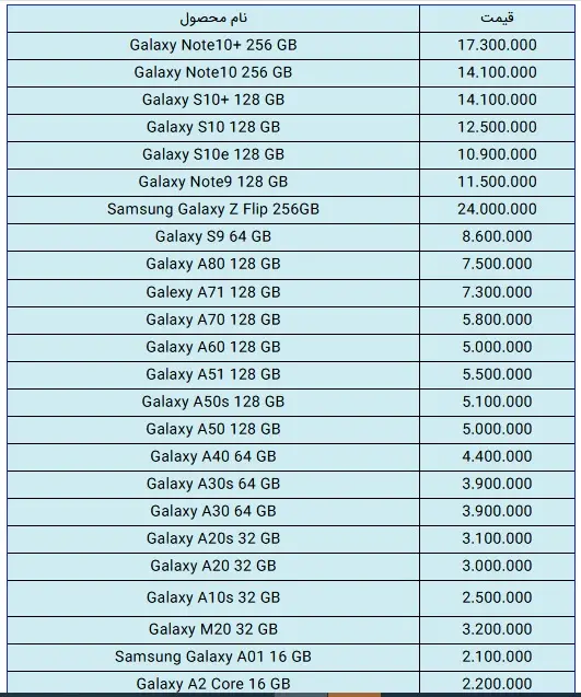 قیمت-سامسونگ