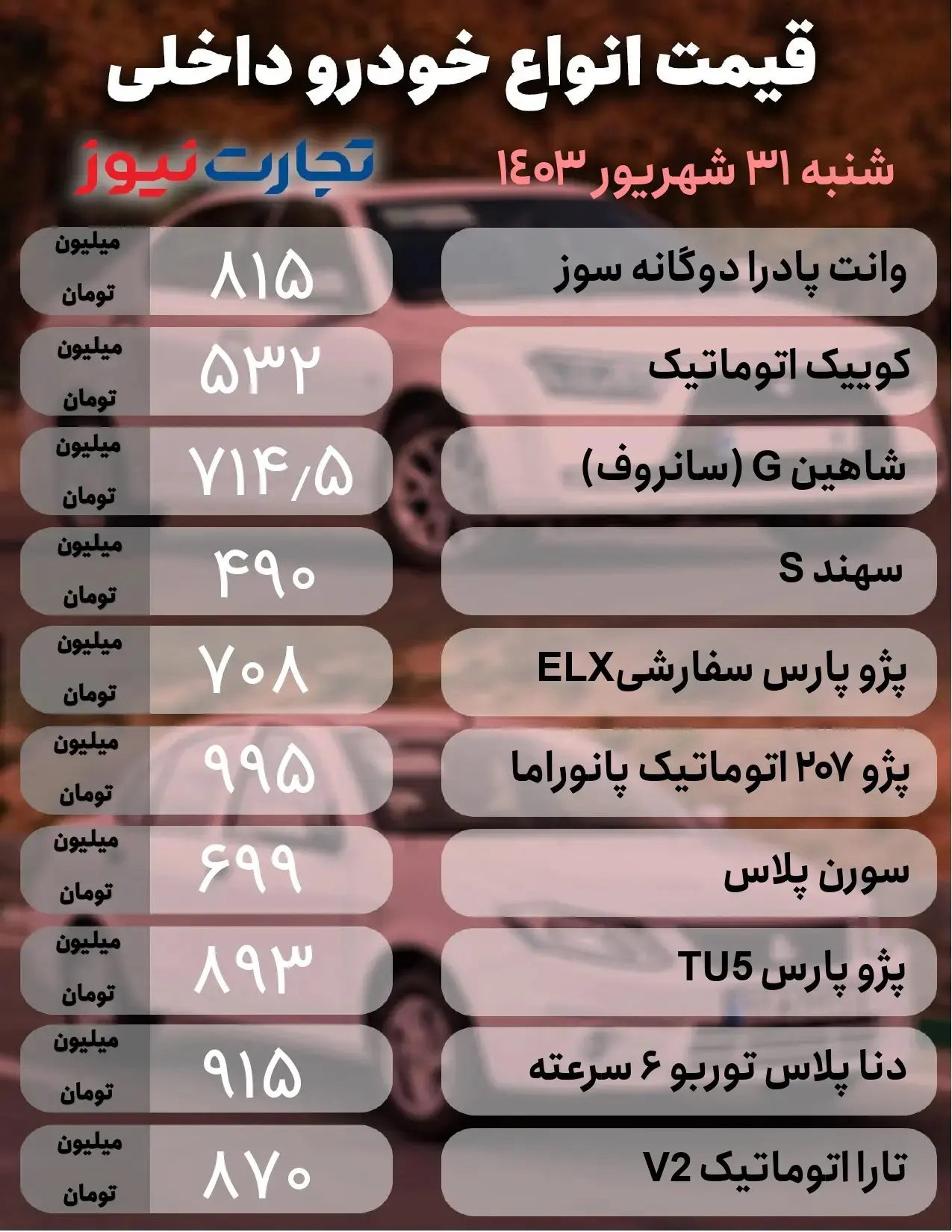 قیمت-خودرو