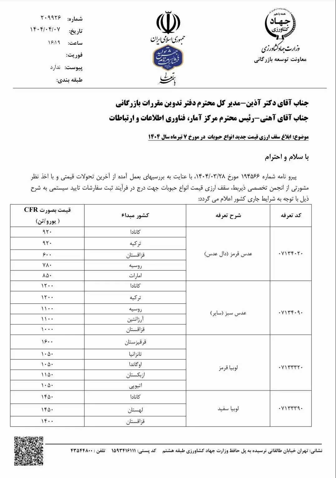 حبوبات