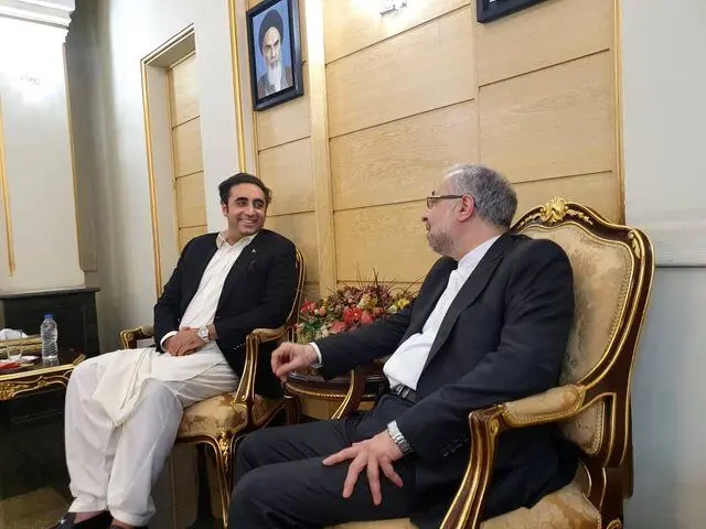 استقبال از وزیر خارجه پاکستان در تهران