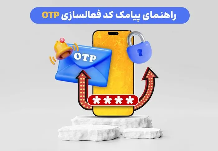 راهنمای پیامک کد فعالسازی OTP