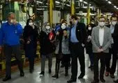 حضور مدیرعامل و کارکنان گروه صنعتی ایران‌خودرو در راهپیمایی خودرویی ۲۲ بهمن