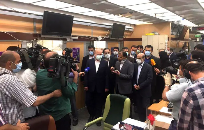 بازدید قالیباف از صدا و سیما به مناسبت روز خبرنگار
