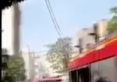 آتش سوزی بیمارستانی در تهران + تصاویر