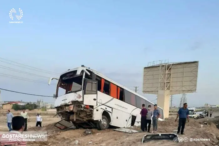 تصادف خونین در مشگین‌شهر | حادثه ای که 21 نفر مصدوم بر جای گذاشت! + تصاویر