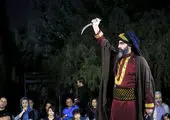اجرای تعزیه در محوطه تئاترشهر