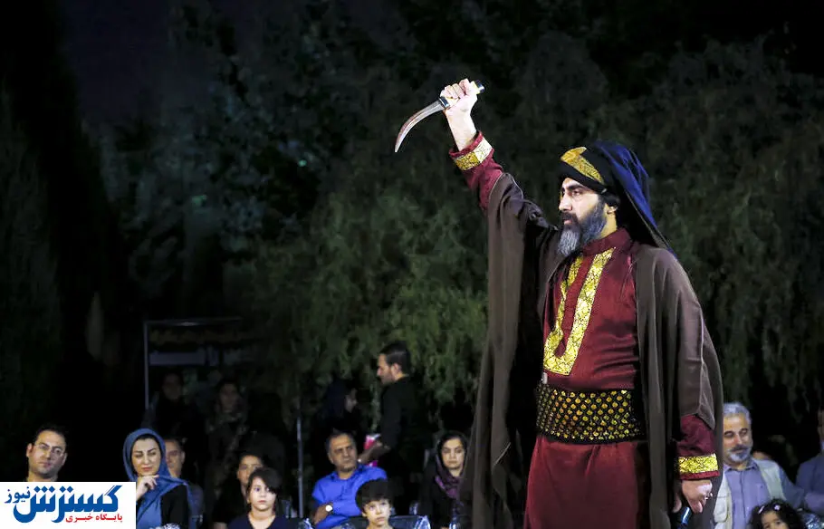 مجلس تعزیهخوانی مقابل خانه هنرمندان