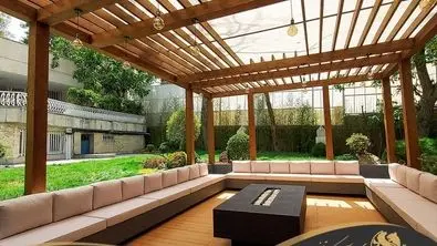 پرگولای ترموود کلاسیک برای فضای باز

