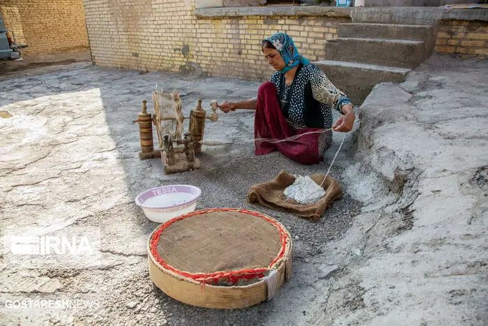 تصاویر/ غربال بافی و اقتصاد کوچک روستایی 