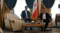 تاکید ایران و قطر بر گسترش همکاری ها
