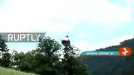 واژگونی قطار در اتریش بر اثر طوفان / فیلم