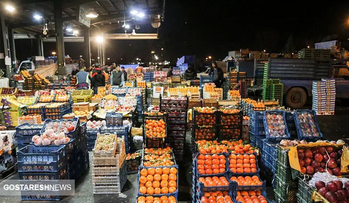 قیمت انواع میوه و تره بار در بازار
