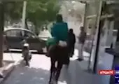 حادثه ترسناک در ترن هوایی اصفهان / عکس