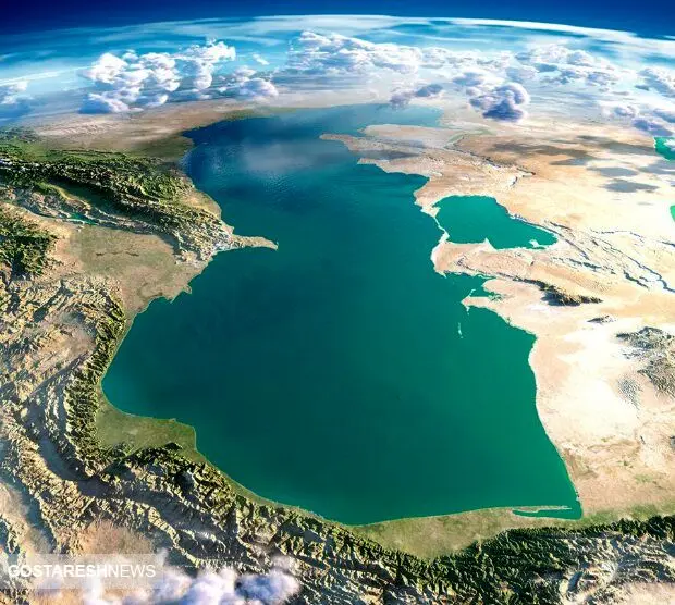 دریا خزر درآستانه دچار شدن به سرنوشت دریاچه ارومیه!+ فیلم
