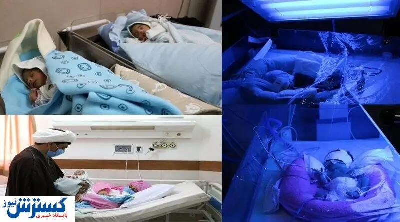 مادر ۲۶ ساله چهار قلو به دنیا آورد + عکس