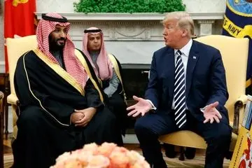 سخنرانی جنجال‌برانگیز ترامپ مقابل بن‌سلمان درباره ایران |ساختمان‌های تهران درحال ویران شدن هستند