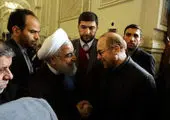 خوش و بش قالیباف با وزیر روحانی +  عکس