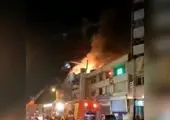 آتش سوزی دوباره در پاساژ خیابان جمهوری + عکس