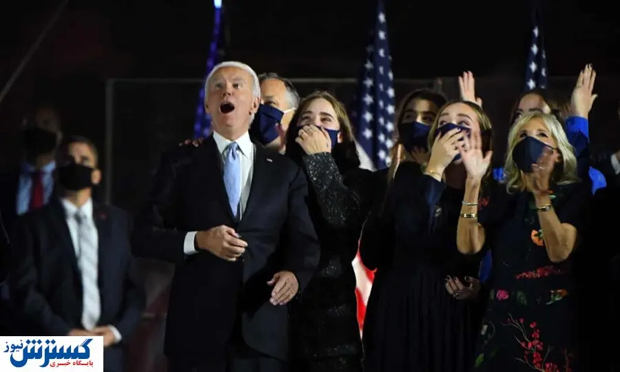 بایدن در جشن پیروزی خود چه گفت؟ + تصاویر