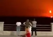 انفجار شدید در دریای خزر / ماجرا چه بود؟ + فیلم