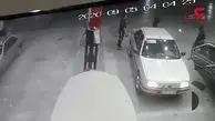 صحنه خوفناک سرقت خودرو توسط دزدان نقابدار قمه به ‌دست + فیلم