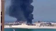 آتش سوزی در قطر / کمپ هواداران به خطر افتاد؟
