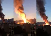 نجات ۱۵ نفر از کادر درمانی در انفجار شمال تهران+فیلم