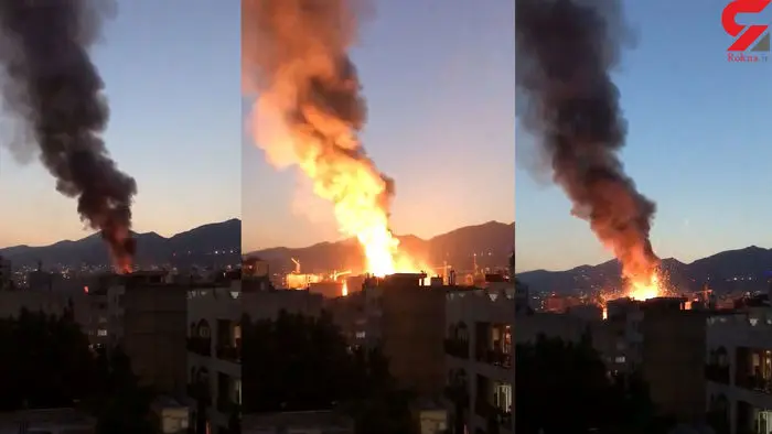 انفجار وحشتناک در شمال تهران/ حبس مردم در ساختمان منفجر شده+فیلم