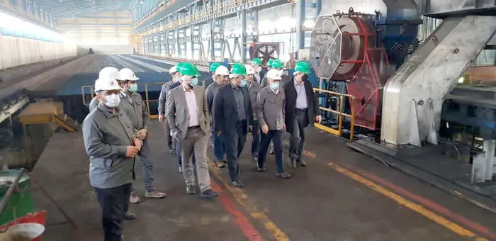 بازدید مدیرعامل فولاد خوزستان از دو شرکت فولادی
