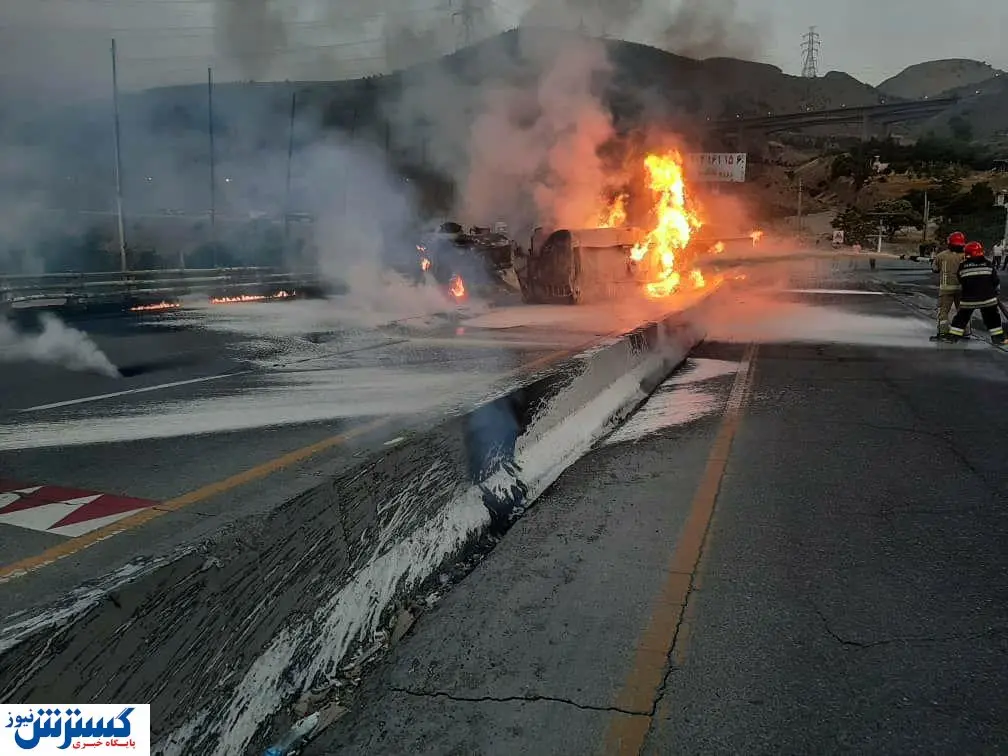 حادثه مرگبار در جاده جاجرود + تصاویر
