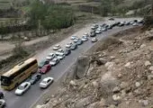 سقوط صخره در آزادراه تهران - شمال + جزئیات