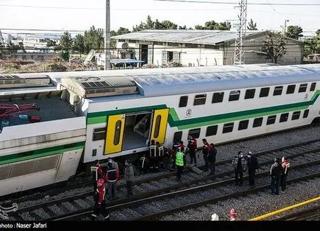 قطار باز هم حادثه آفرید/ پای مامور قطع شد