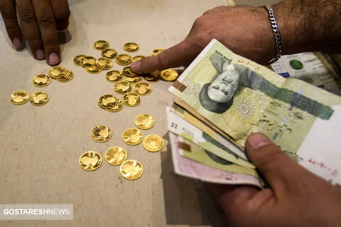 ریزش طلا پرشتاب شد / قیمت سکه امامی در بازار امروز