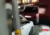 لحظه تیراندازی پلیس به سارقین در اهواز + فیلم