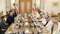 دیدار وزیران خارجه قطر و ایران در تهران + عکس
