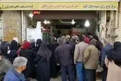 مردم برای خرید گوشت صف کشیدند
