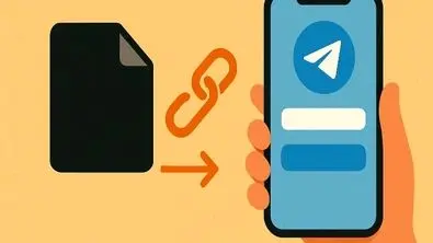  آموزش تبدیل فایل به لینک در تلگرام