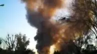 آتش سوزی چند سوله یک انبار باربری در خیابان شوش + فیلم