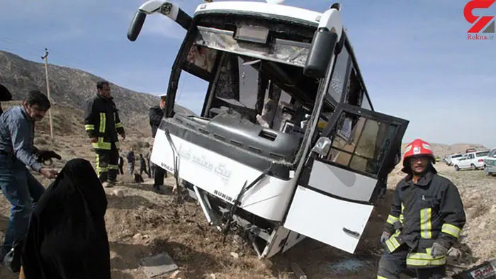 حادثه اتوبوس در ایران تمامی ندارد / عکس