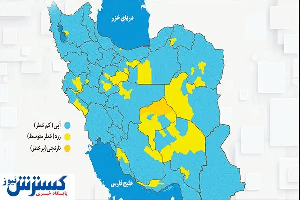 اُمیکرون دوباره نقشه را نارنجی کرد