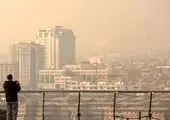 آژیر قرمز آلودگی هوا در تهران + عکس