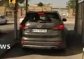 صحنه تلخ پرت شدن سرنشین از داخل خودرو! + فیلم