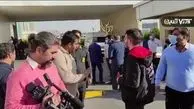 درگیری با خبرنگاران در فرودگاه + فیلم