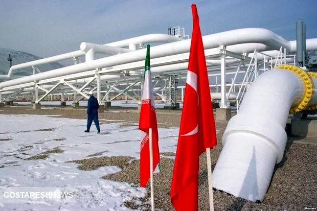 صادرات مجدد گاز ایران به ترکیه