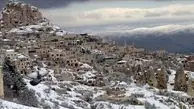 بارش برف در روزهای گرم مازندران+فیلم
